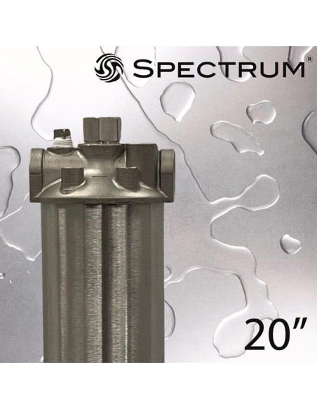 LOGEMENT SPECTRUM ACIER INOXYDABLE 1 CARTOUCHE CERTAIN (EFH-SBR-1-20-3/4)