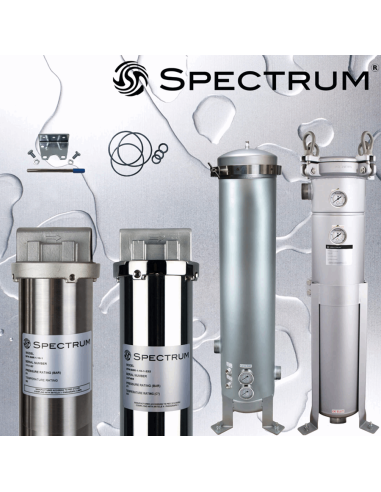 LOGEMENT SPECTRUM ACIER INOXYDABLE 1 CARTOUCHE...