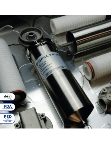 LOGEMENT SPECTRUM ACIER INOXYDABLE 1 CARTOUCHE...