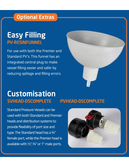 BOTELLA SPECTRUM Fibre de verre noire complète 7" x 30