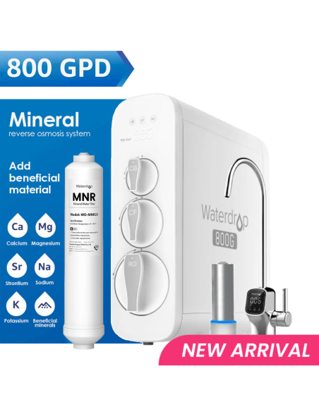 800 GPD G3P800 WATERDROP OIS SYSTEM AVEC LUMIÉRE STERILIZATION ULTRAVIOLET