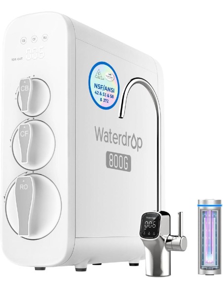 800 GPD G3P800 WATERDROP OIS SYSTEM AVEC LUMIÉRE STERILIZATION ULTRAVIOLET