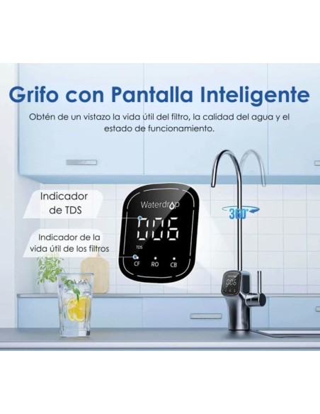 800 GPD G3P800 WATERDROP OIS SYSTEM AVEC LUMIÉRE STERILIZATION ULTRAVIOLET