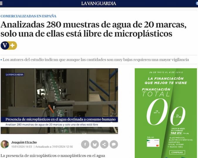 filtrada o embotellada